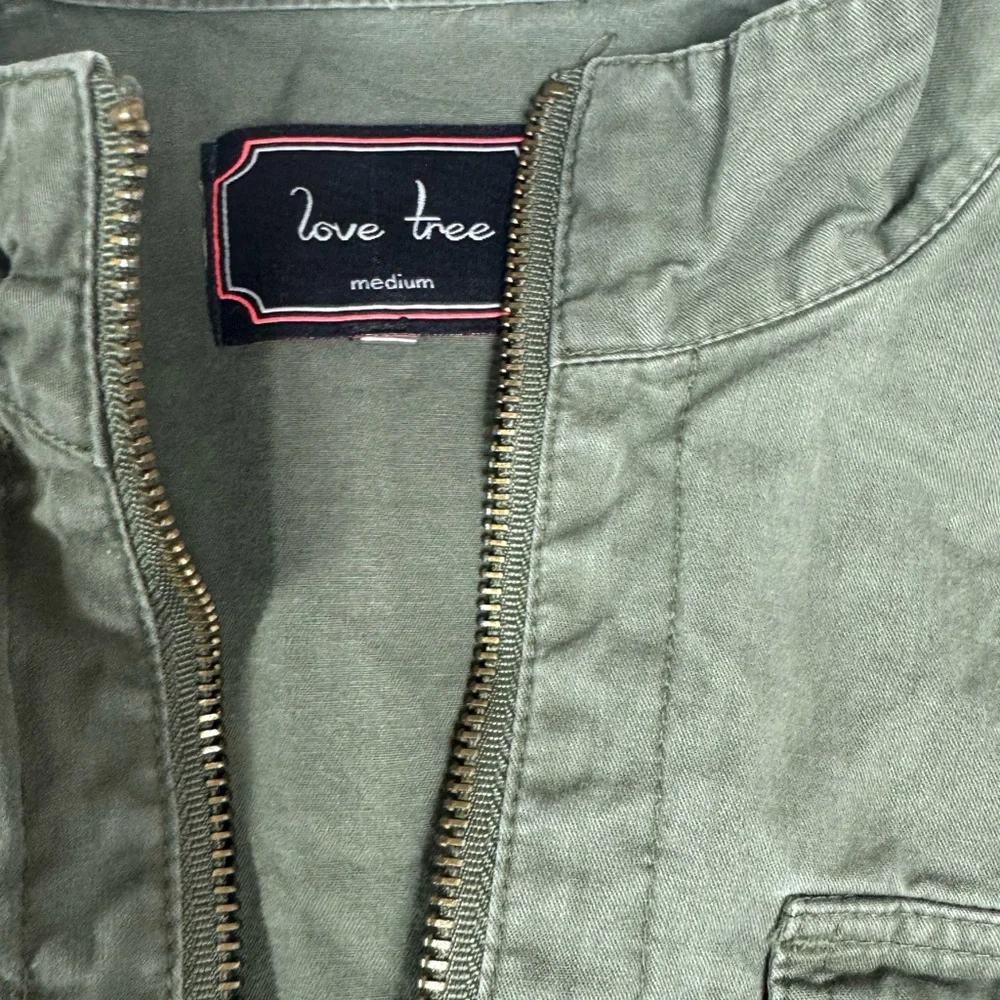 Love Tree Utility‎ Jacket in Forest Green